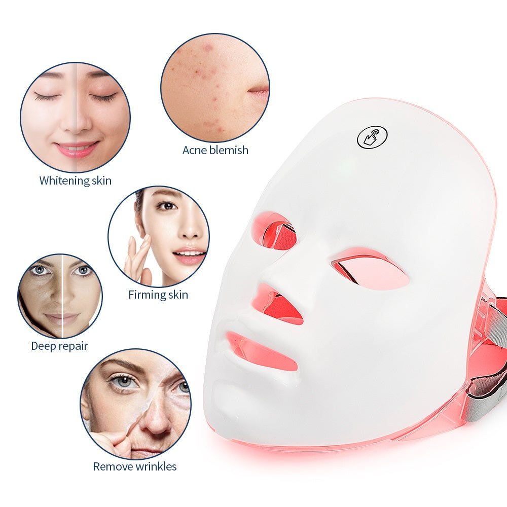 MASCARILLA FACIAL DE BELLEZA LED